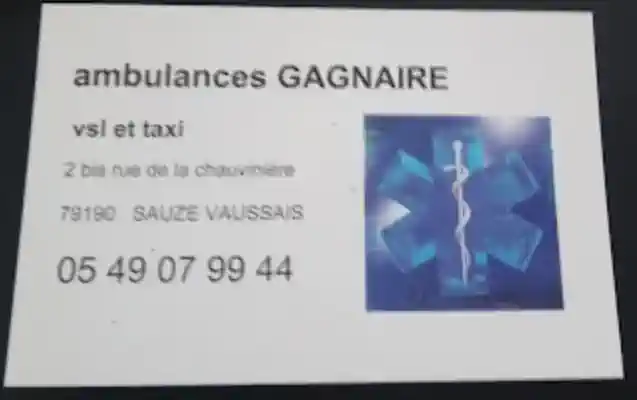 Ambulance Gagnaire à Sauzé-entre-Bois Ambulance Gagnaire à Sauzé-entre-Bois