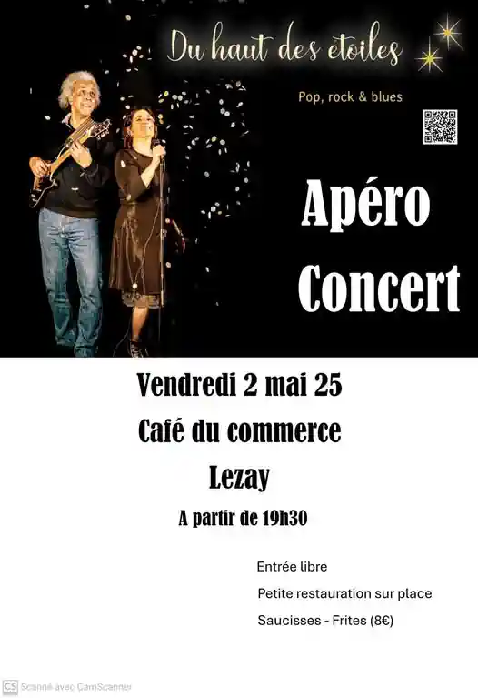 Apéro concert à Lezay