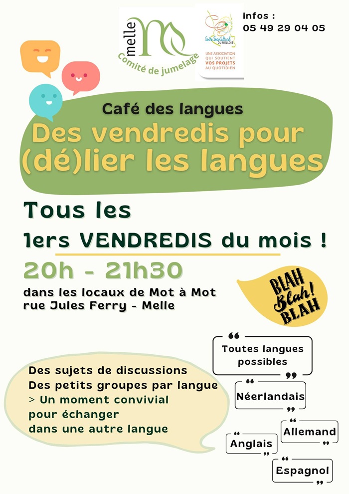 Café des langues à Melle