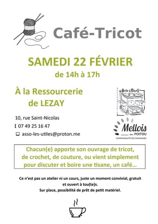 Café Tricot à Lezay