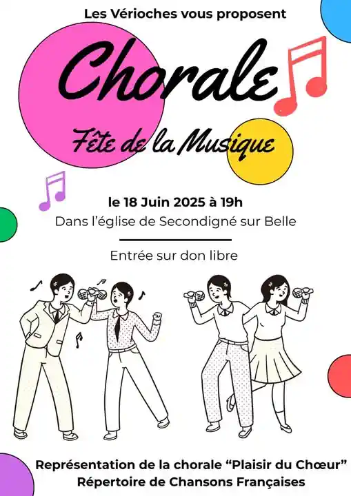 Chorale "Plaisir du Chœur" à Secondigné-sur-Belle
