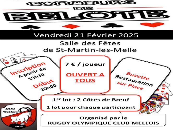 Concours de Belote à St-Martin-lès-Melle