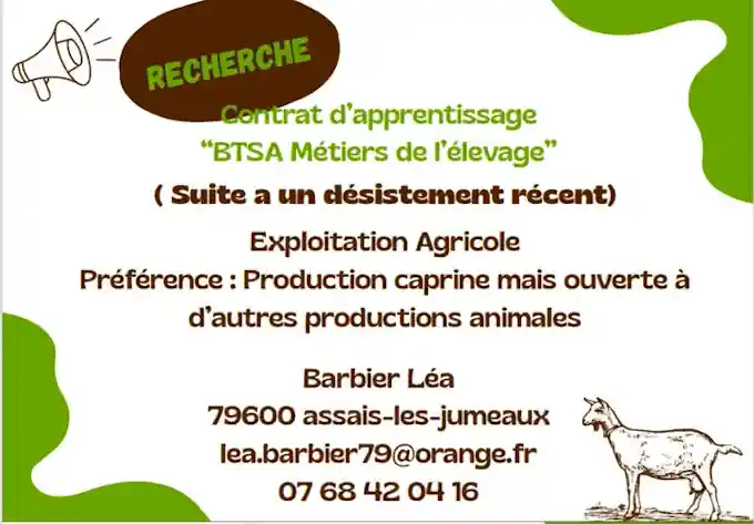 Contrat d'apprentissage à Assais-les-Jumeaux Contrat d'apprentissage à Assais-les-Jumeaux
