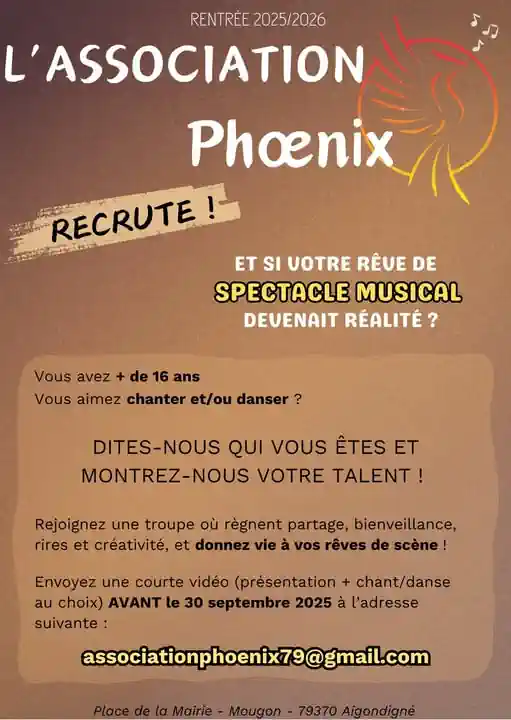 Donnez vie à vos rêves de scène à Mougon