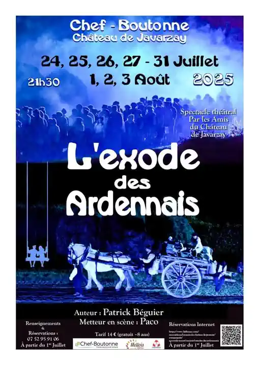 L'exode des Ardennais à Chef-Boutonne