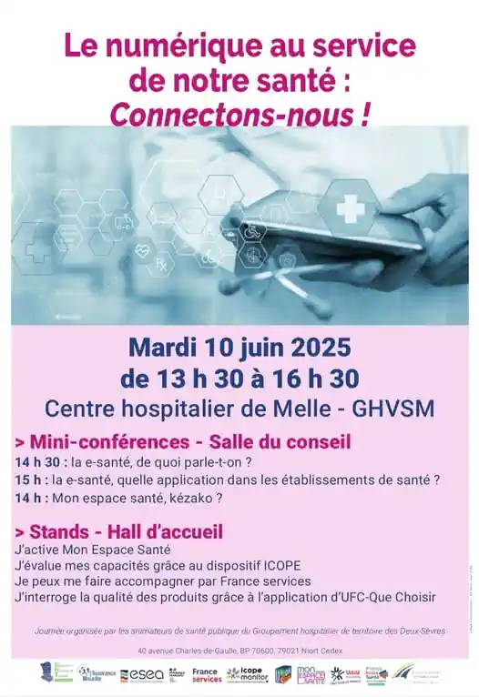 Le numérique au service de notre santé à Melle