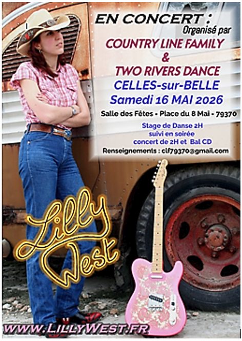 Lilly West en concert à Celles-sur-Belle