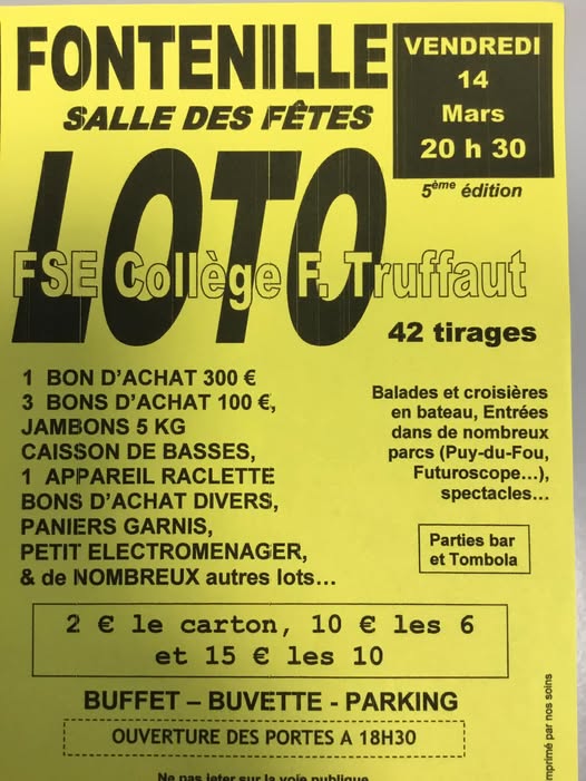 Loto à Fontenille