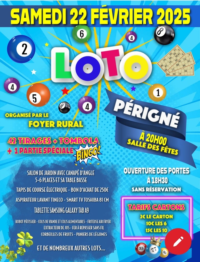 Loto à Périgné