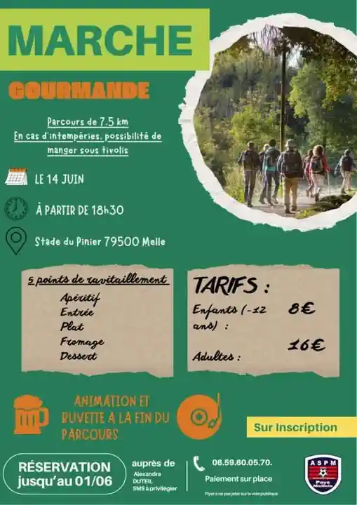 Marche Gourmande à Melle