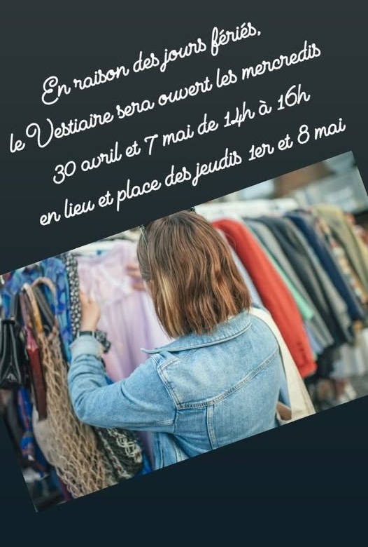 Ouverture exceptionnelle du Vestiaire à Melle Ouverture exceptionnelle du Vestiaire à Melle