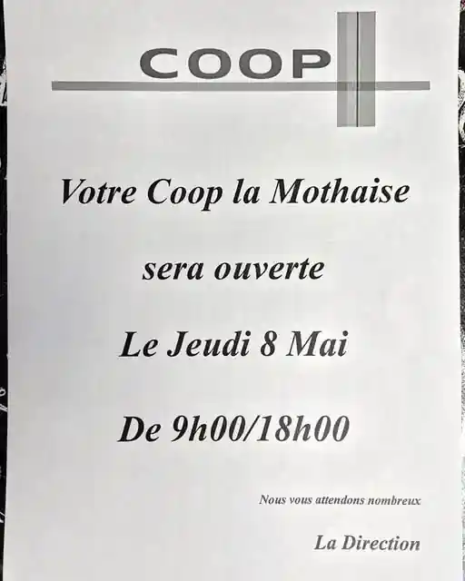 Ouverture le 8 Mai à La Mothe-Saint-Heray Ouverture le 8 Mai à La Mothe-Saint-Heray