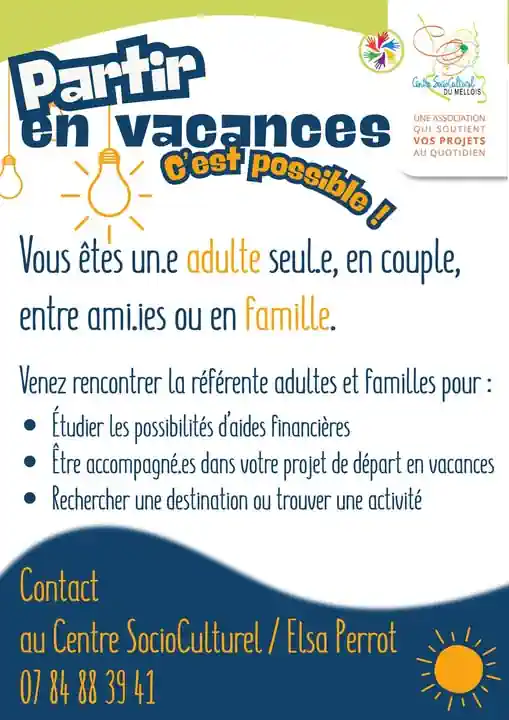 Partir en vacances, C'est possible Partir en vacances, C'est possible