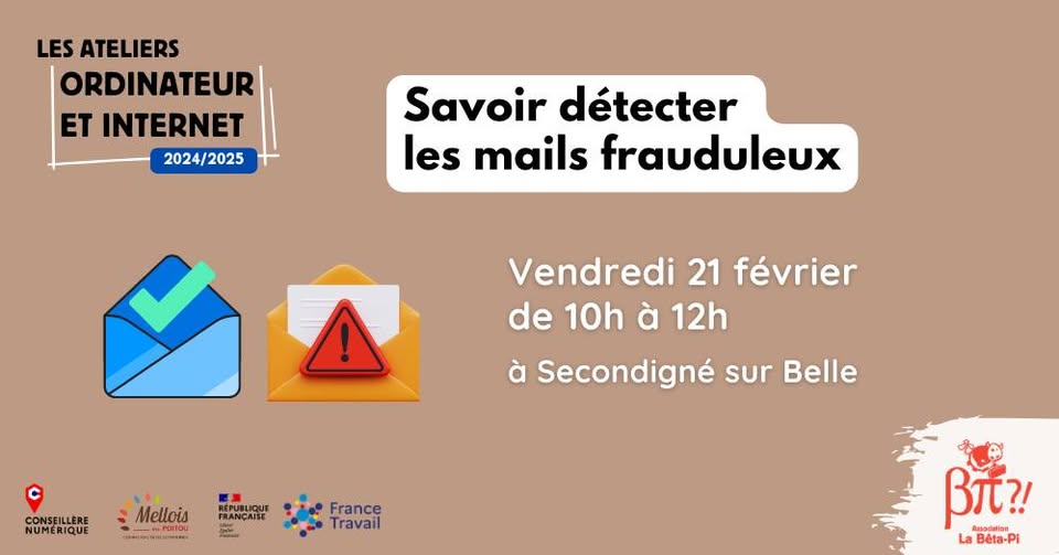 Savoir détecter les mails frauduleux à secondigné-sur-Belle