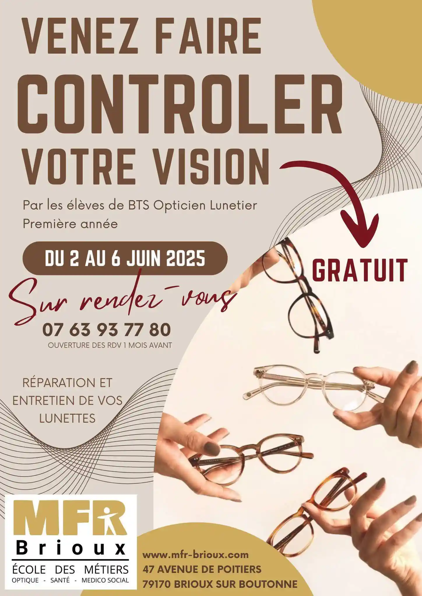 Semaine de la Vision à La MFR CFA Brioux-sur-Boutonne Semaine de la Vision à La MFR CFA Brioux-sur-Boutonne