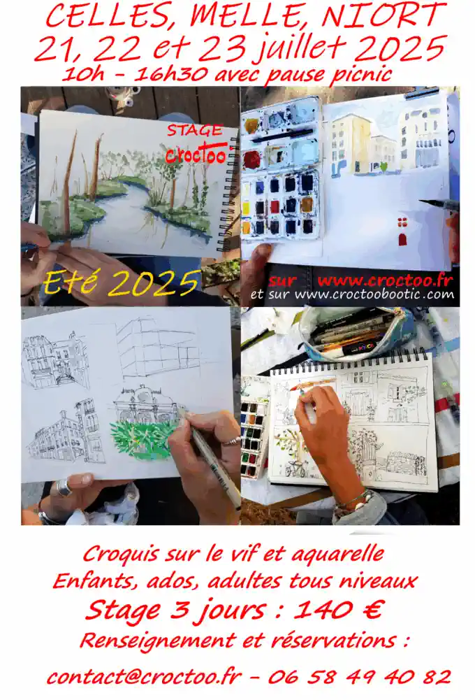 Stage Croctoo à CELLES, MELLE et NIORT