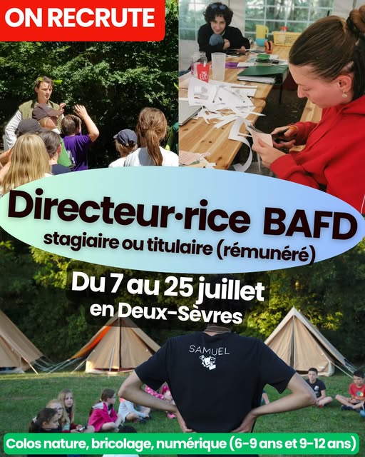 un directeur ou une directrice BAFD (ou équivalent)