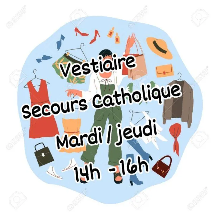 Vestiaire Secours Catholique à Melle